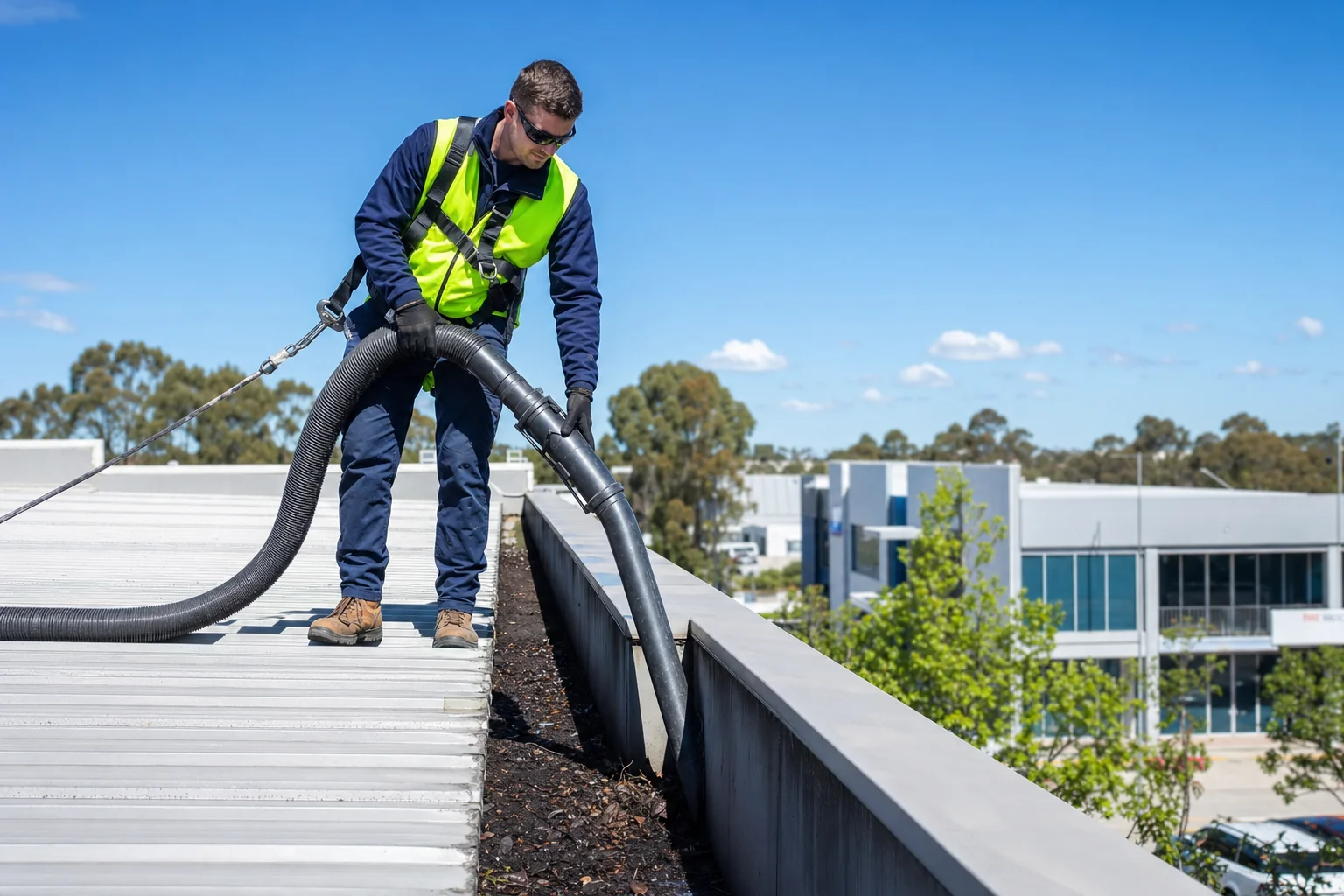 Commercial Gutter Cleaning in Perth